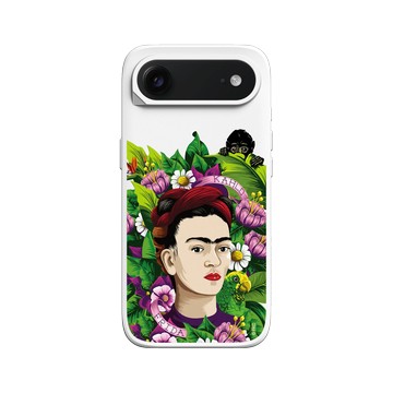 iPhone Air SolidX 白 - Frida Kahlo - 卡蘿與猴子