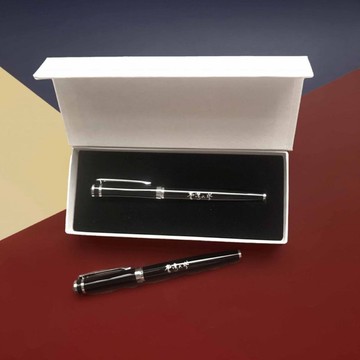 【臺灣大學/臺大】臺大經典典雅鋼珠筆禮盒_琴鍵黑