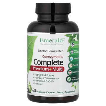 Emerald Laboratories, Complete Premium+ Multi，60 粒素食膠囊