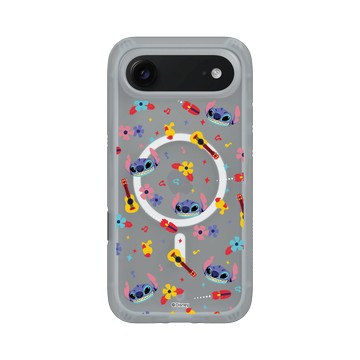 iPhone Air AirX 流變灰 - 迪士尼-史迪奇 Disney Stitch - 史迪奇 - 吉他與花朵