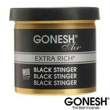 美國 GONESH BLACK STINGER 黑刺 空氣 芳香膠 芳香罐 (固體 78g)