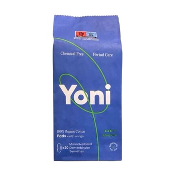 天然 環保棉 Yoni 有機棉日用衛生棉（有護翼） 20st (GM361)