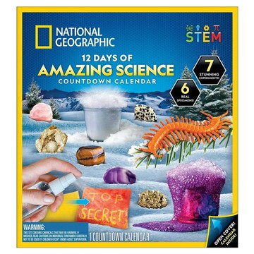 NATIONAL GEOGRAPHIC 國家地理 12日科學探索節慶降臨曆  平裝