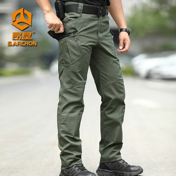 春秋IX9戰術褲男褲彈力修身9特種兵軍迷褲寬松作訓褲戶外工裝長褲