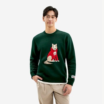 Roots男裝-WINTER WILDLIFE 圓領上衣