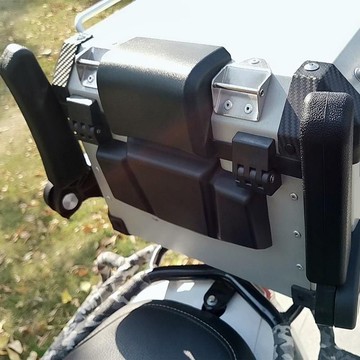 【臺灣出貨】摩托車通用型途者尾箱扶手鋁合金後座護手雷神/蘿蔔箱子改裝通用