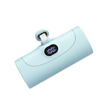 kinyo PD隨行口袋充 蘋果 藍 AWP-5710BU