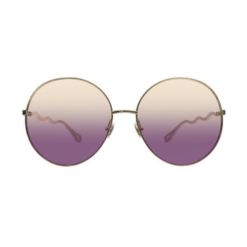【GLORIA】Chloe｜CH0055S-003 圓形金屬太陽眼鏡