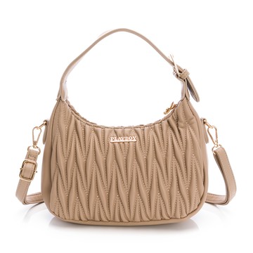 PLAYBOY-手提包附長背帶 Noble系列 -卡其色(551-4101-26-7)