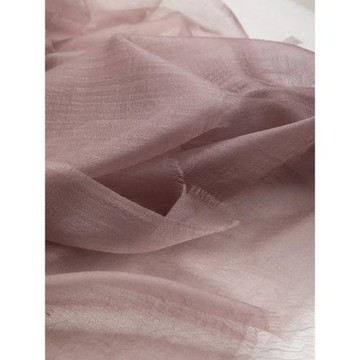 (免運)owool國際范裸咖色輕薄高貴400支山羊絨圍巾戒指絨空調披肩女絲巾