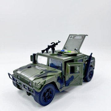 坦克裝甲車文藝車玩兒童仿真慣性聲光塑膠越野戰車警車玩具車禮盒