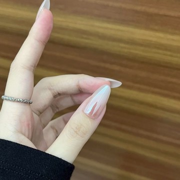 💥加一爆款💥现货 隔日达【海莉甲】电镀纯色穿戴甲 简约穿戴甲 纯欲穿戴甲 日常穿戴甲 中長款美甲 長尖穿戴甲