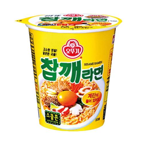 『オットギ』チャムケラーメン｜ごまラーメン カップ麺(65g×1個) 韓国ラーメン インスタントラーメン カップ麺