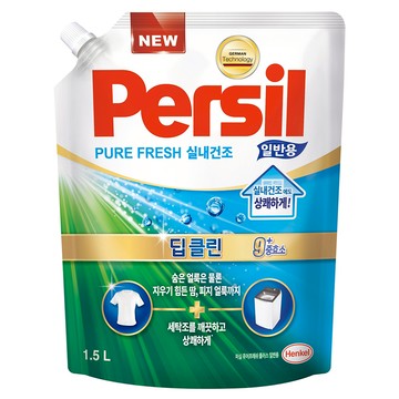 Persil 寶瀅 室內晾衣型酵素洗衣精補充包  添加9種獨家酵素  清潔更加倍  降低室內晾衣產生的異味  1.5L  1包
