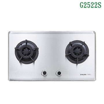G2522S 雙口 二口小面板易清檯面爐 瓦斯爐 (全台安裝)
