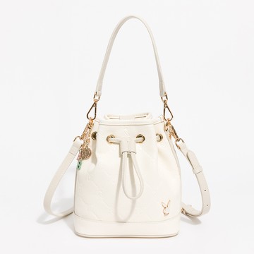 PLAYBOY - 水桶包 Pure系列 - 米白色/542-6606-01-6