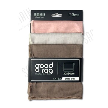 仙德曼 優纖玻璃抹布3入-共2色