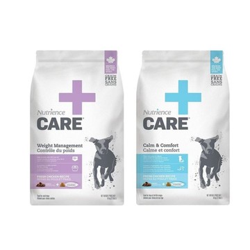 Nutrience紐崔斯CARE＋頂級無穀處方犬糧-情緒安穩/體重控制配方 10kg(22lbs)(購買第二件贈送寵物零食x1包)