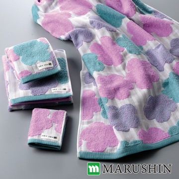 日本丸真 SOU SOU 京都新和風今治無撚毛巾 塗鴉玫瑰 _廠商直送