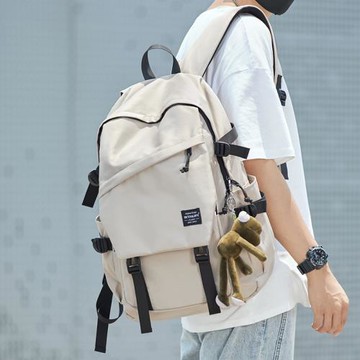 書包男大學生初中高中學生休閑大容量雙肩包運動小型旅行電腦背包