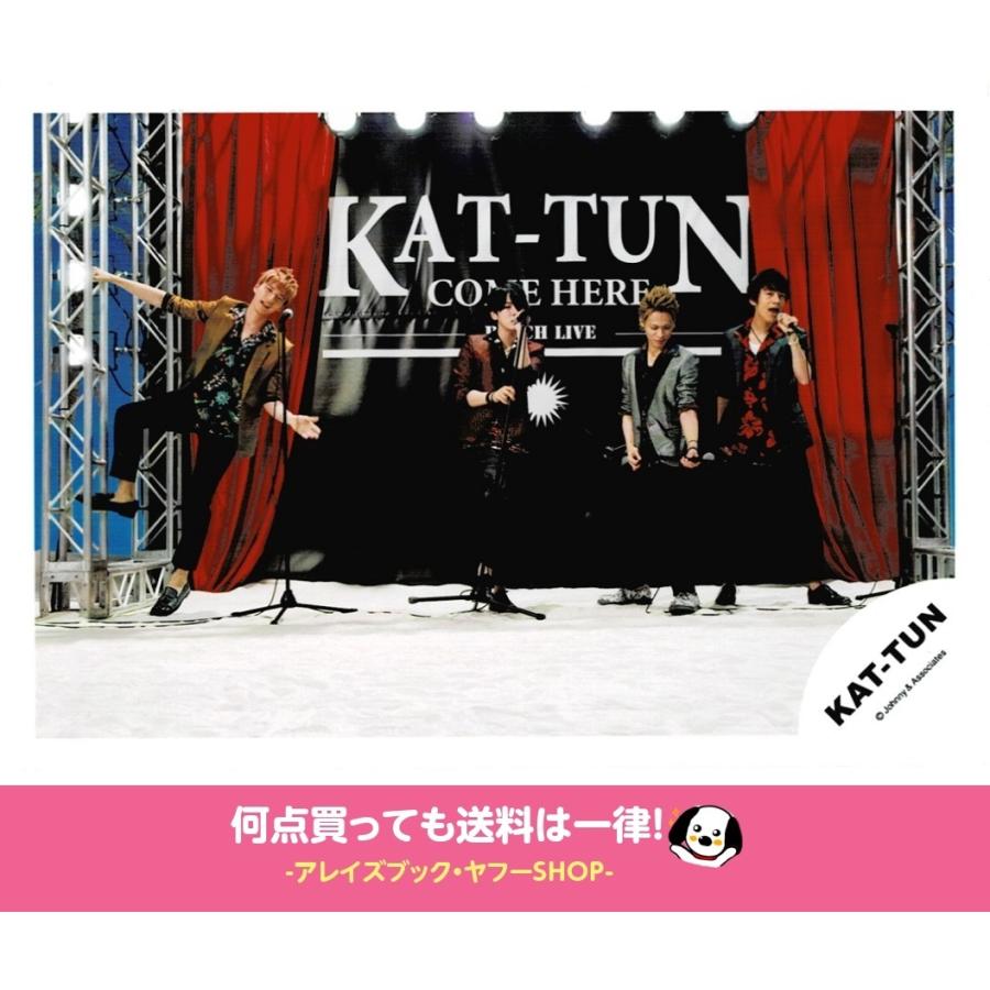KAT-TUN 集合 (4人体制) 公式生写真 come Here オフショット・全身・スタンドマイク | LINEショッピング