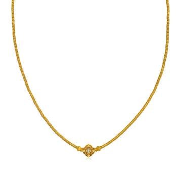 Cultural Blessings 「文化祝福」 - 四合祈願 鑽石黃金項鍊