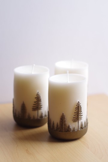 點亮北歐森林光芒的蠟燭