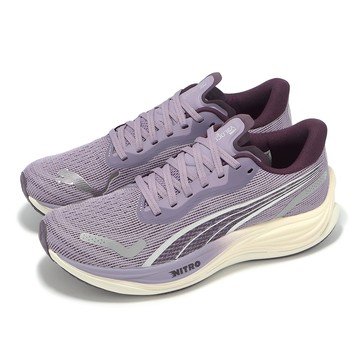 [ACS] Puma 慢跑鞋 Velocity Nitro 3 Wn 女鞋 紫 白 氮氣中底 緩震 運動鞋 37774909