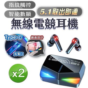 【限時優惠】(2入組)SOYES真無線5.1高清電競雙耳耳機M28