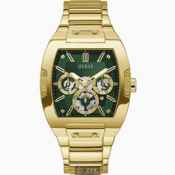 GUESS手錶，編號GC00006，44mm， 50mm金色錶殼，金色錶帶款_廠商直送
