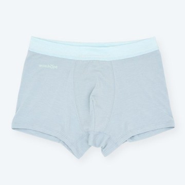 minihope銀纖維抗菌內褲-青少年四角(40-70kg)-霧藍
