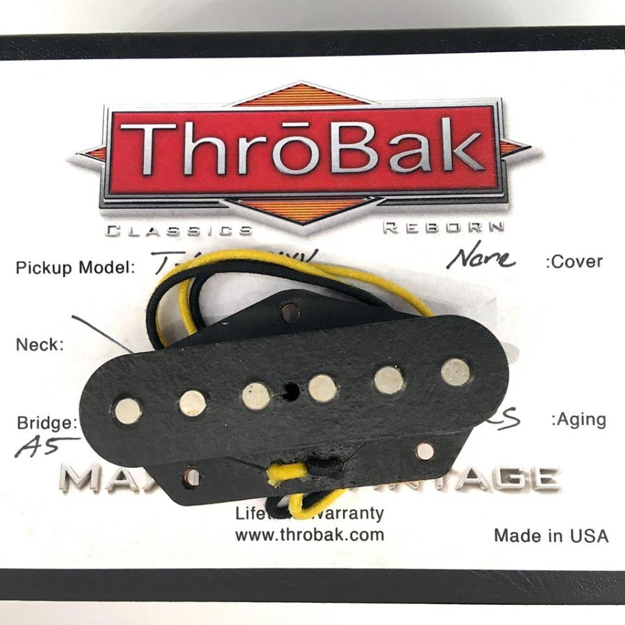 ThroBak T-59 MXV- ThroBak Tele Guitar Pickup   Bridge   Aged