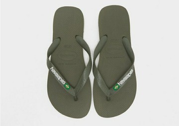 havaianas 哈瓦士 巴西人字拖 男款 Brasil logo 墨綠夾心 涼鞋 拖鞋 夾腳拖 海灘鞋＊夏日微風＊