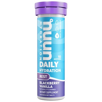 NUUN Hydration Rest Single Tube Blackberry Vanilla 10 Tablets