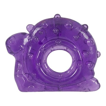 Petmate jw 蝸牛磨牙咬樂環  8.9 x 2.5 x 6.4cm  紫色  1個