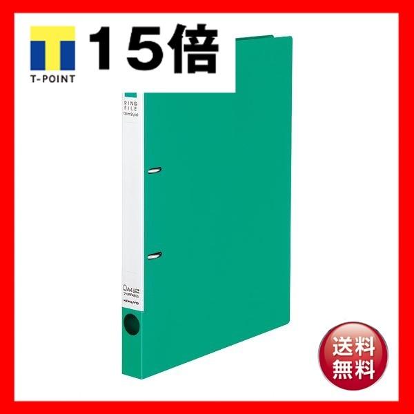 （まとめ）コクヨ リングファイル(スリムスタイル)A4タテ 2穴 180枚収容 背幅27mm 緑 フ-URF420G 1冊 〔×20セット〕