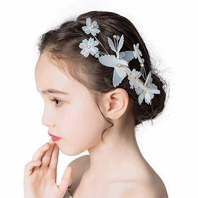 Cemellia ヘアアクセサリー 花 ホワイト ちょう 3点セット リボン ヘッドドレス 髪飾り 女の子 キッズ ピアノ 結婚式 発表会 入学式 卒 通販 Lineポイント最大get Lineショッピング