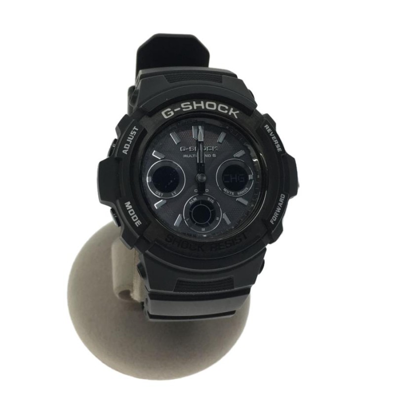 CASIO◇ソーラー腕時計・G-SHOCK/デジアナ/BLK/GW-1700BTJ-1AJF/コマ有