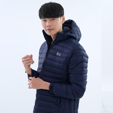 遊遍天下男款極暖防風防潑水保暖羽絨外套 GJ22043 / 深藍 (M-5L)