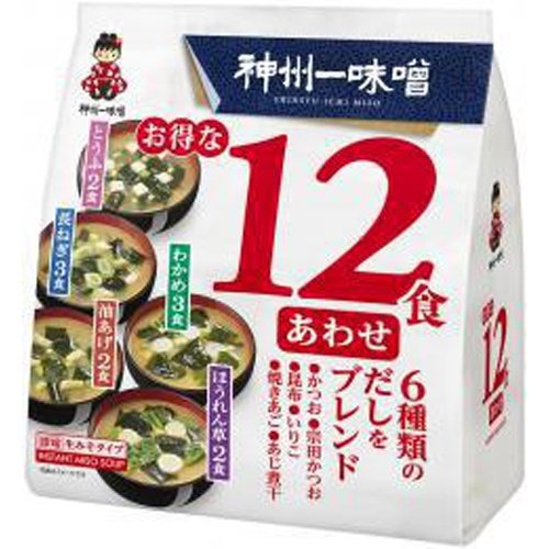 神州一 お得な12食 あわせみそ仕立て 6入