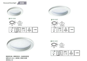 台製 KAOS LED崁燈 9W 12W 15W 20W 開孔9公分 12公分 15公分 18公分 黃光 自然光 白光 KS9-3206 KS9-3207 KS9-3208 KS9-3209 附快速接頭 好商量~【APP滿額下單10%點數(單一帳號最高1500點)】8/31止
