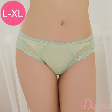 內褲【台灣製/MIT】(F-XL) 透膚網紗蕾絲內褲_淺綠#T1305