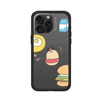 iPhone 15 Pro Max Mod NX 黑 - 咻咻熊 XiuXiubear - 元氣早餐泥泥