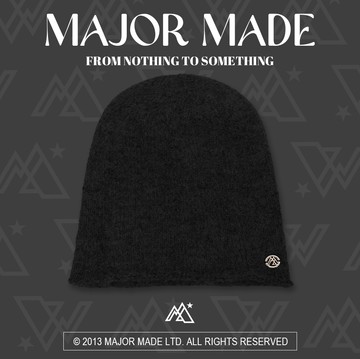 質感捲邊毛呢冷帽