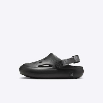 Nike Jordan Hydrip PS [HF5982-001] 中童 運動休閒涼鞋 洞洞鞋 魔鬼氈 防水 黑灰