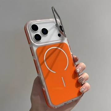 附鏡頭膜 鏡頭支架手機殼 磁吸殼 防滑防摔保護殼 適用 iPhone 17 16 15 14 13 12 Pro max