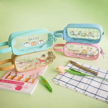 胖胖星球 - 透明吐司筆袋。JPC-142