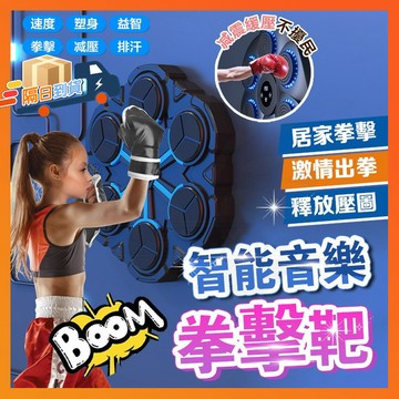 台灣現貨【親子智能音樂拳擊靶】親子音樂拳擊靶 親子音樂拳擊靶 拳擊訓練機 家用運動器材 藍芽 核心鍛鍊 拳擊靶 免打孔