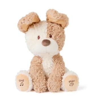 GUND 小狗汪汪躲貓貓互動玩偶