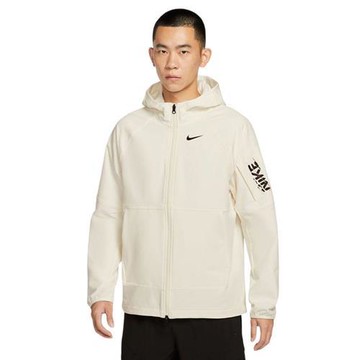 Nike 連帽外套 男裝 拉鍊口袋 米【運動世界】IM9359-133